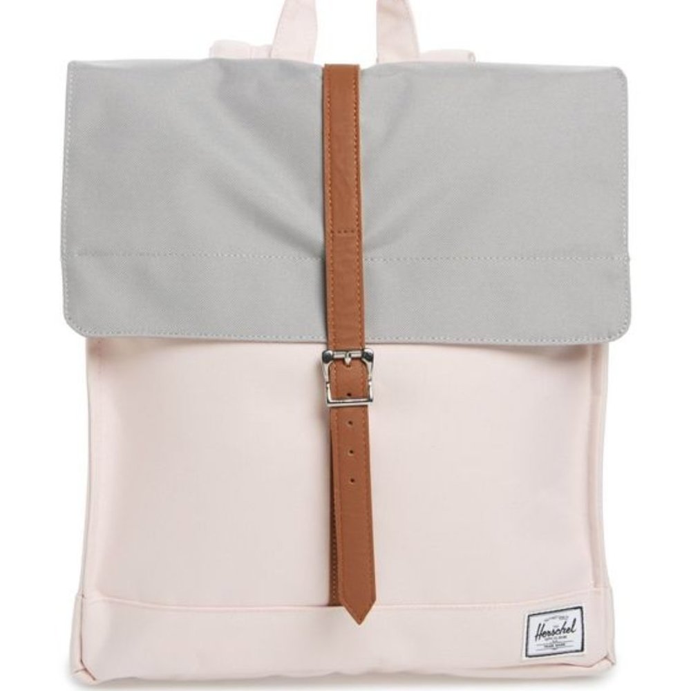 NWOT Herschel Mid Volume City Backpack - Pink Grey